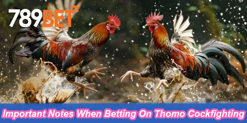 Important notes for cockfighters when participating in Thomo cockfighting betting